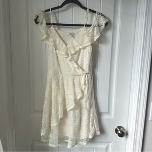 Love Fire Women’s Dress White -Medium